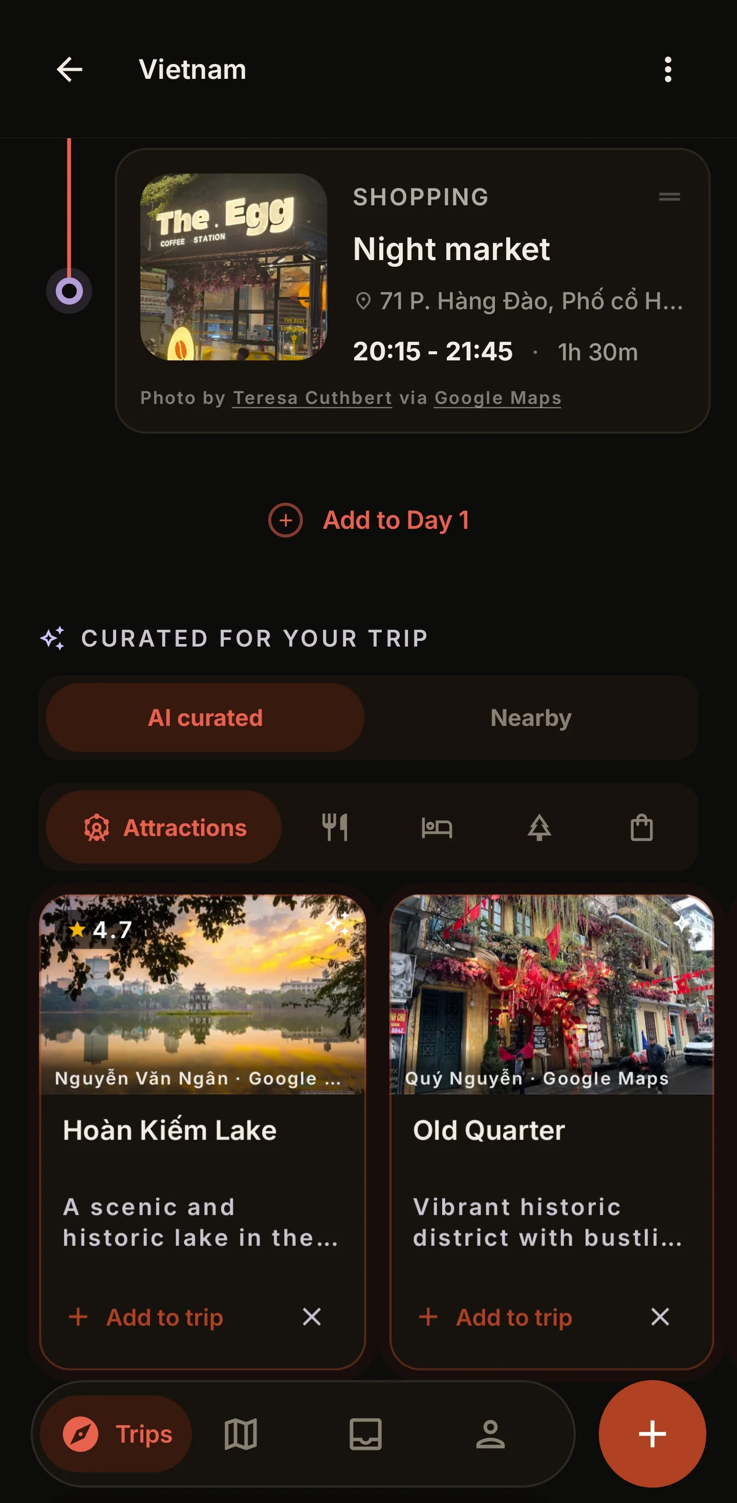 Voyivo recommendations for a Vietnam trip